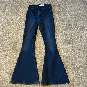 KanCan Dark Blue Flare Jeans